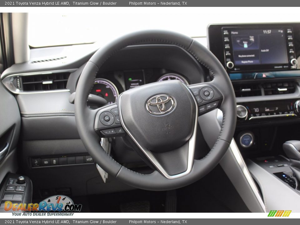 2021 Toyota Venza Hybrid LE AWD Titanium Glow / Boulder Photo #22