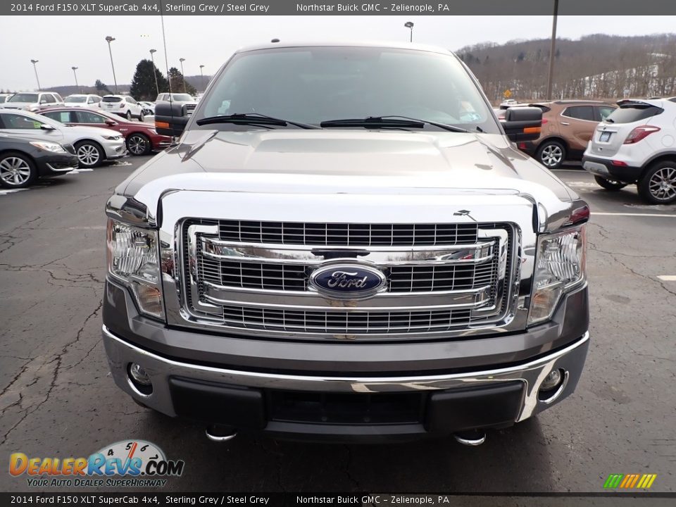 2014 Ford F150 XLT SuperCab 4x4 Sterling Grey / Steel Grey Photo #3