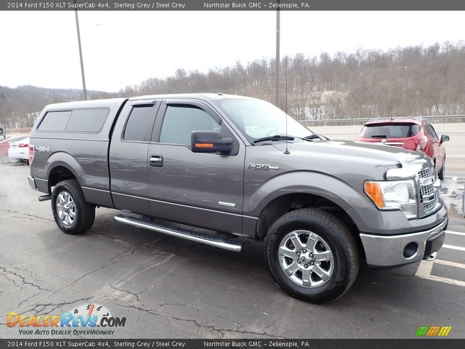 2014 Ford F150 XLT SuperCab 4x4 Sterling Grey / Steel Grey Photo #4