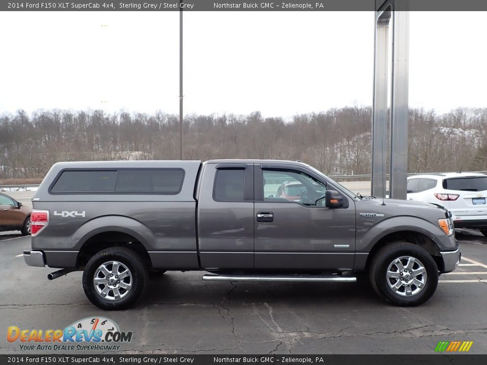 2014 Ford F150 XLT SuperCab 4x4 Sterling Grey / Steel Grey Photo #5