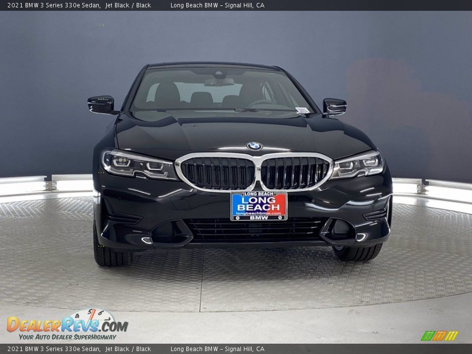 2021 BMW 3 Series 330e Sedan Jet Black / Black Photo #6