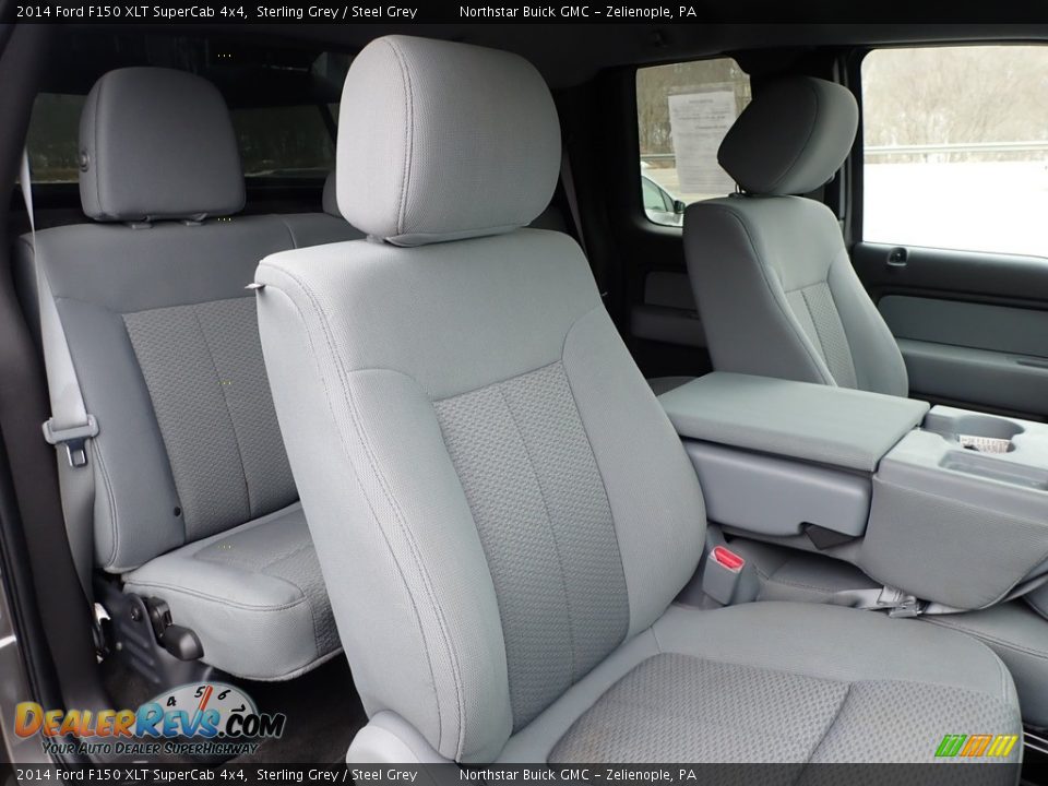 2014 Ford F150 XLT SuperCab 4x4 Sterling Grey / Steel Grey Photo #9