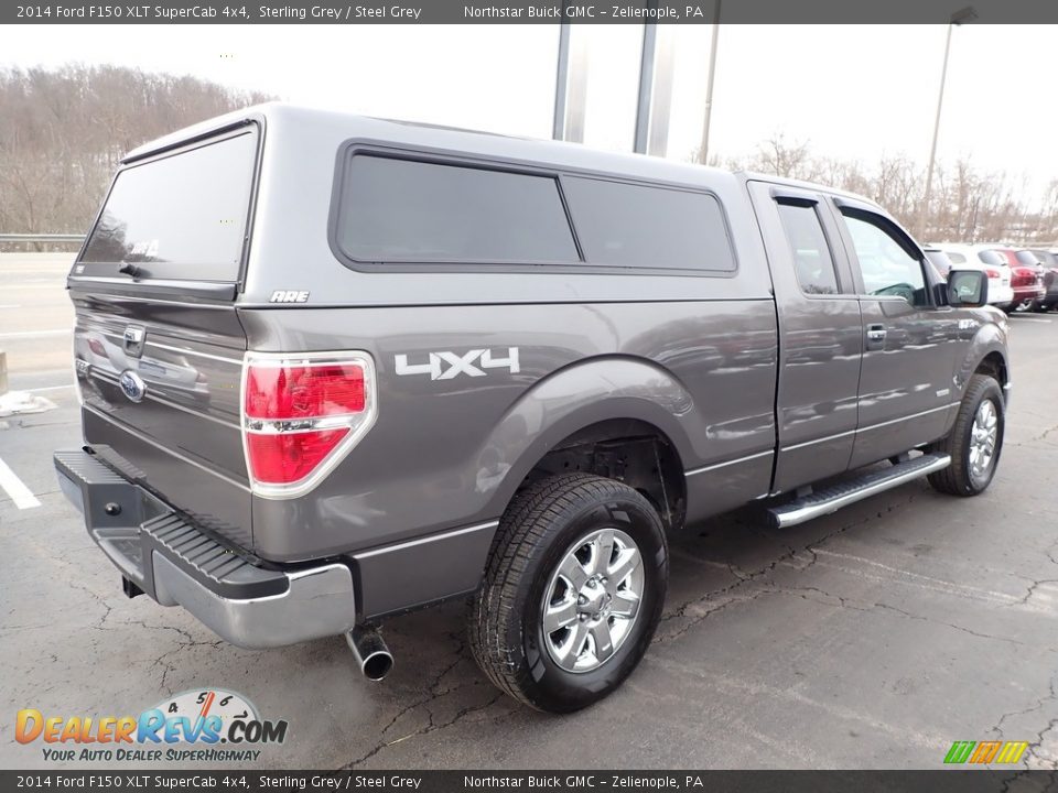 2014 Ford F150 XLT SuperCab 4x4 Sterling Grey / Steel Grey Photo #10