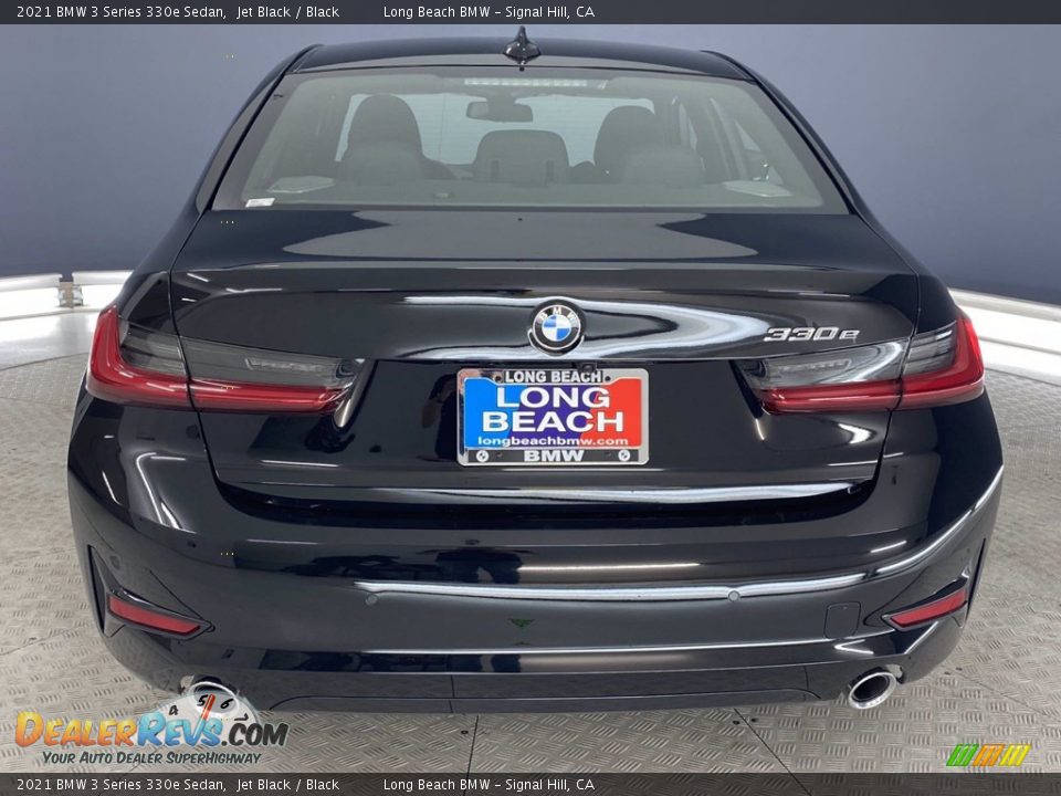 2021 BMW 3 Series 330e Sedan Jet Black / Black Photo #11