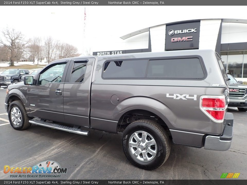 2014 Ford F150 XLT SuperCab 4x4 Sterling Grey / Steel Grey Photo #14
