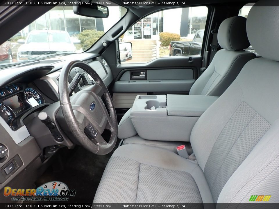 2014 Ford F150 XLT SuperCab 4x4 Sterling Grey / Steel Grey Photo #18