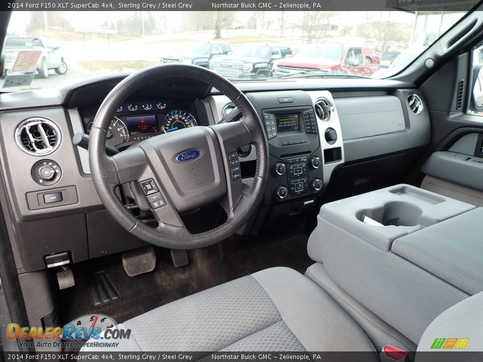 2014 Ford F150 XLT SuperCab 4x4 Sterling Grey / Steel Grey Photo #20