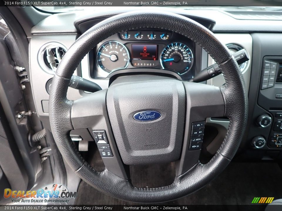 2014 Ford F150 XLT SuperCab 4x4 Sterling Grey / Steel Grey Photo #23