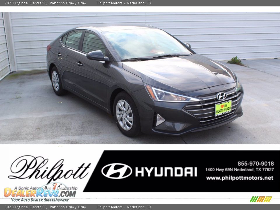 2020 Hyundai Elantra SE Portofino Gray / Gray Photo #1