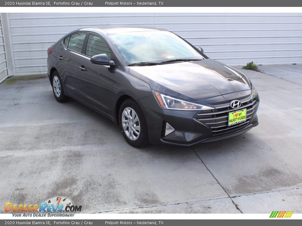 2020 Hyundai Elantra SE Portofino Gray / Gray Photo #2