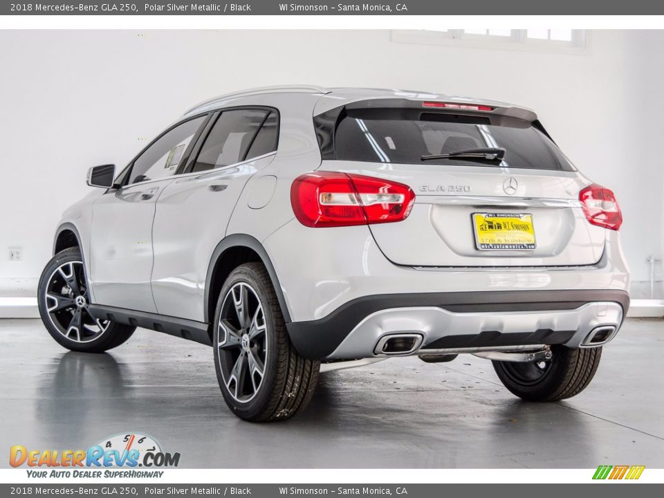 2018 Mercedes-Benz GLA 250 Polar Silver Metallic / Black Photo #3