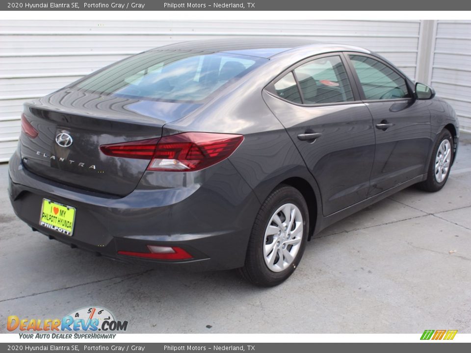 2020 Hyundai Elantra SE Portofino Gray / Gray Photo #8