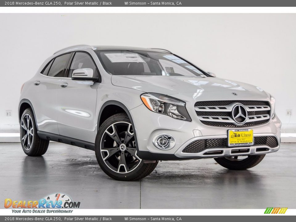 2018 Mercedes-Benz GLA 250 Polar Silver Metallic / Black Photo #12