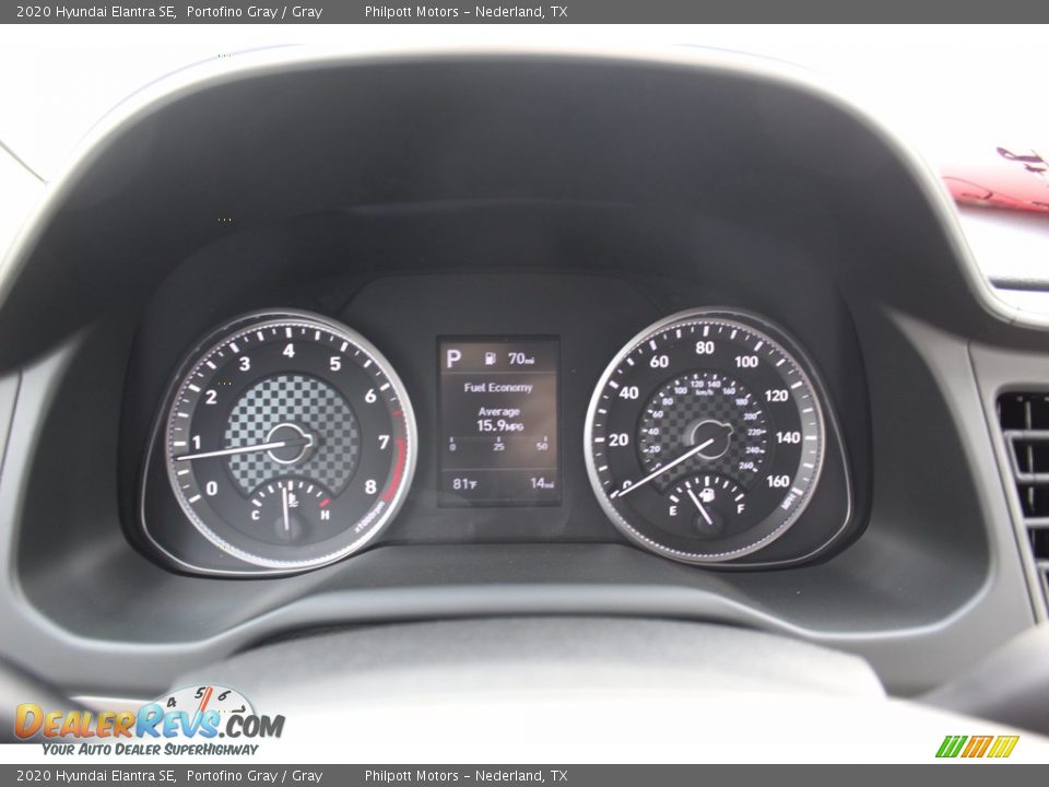 2020 Hyundai Elantra SE Portofino Gray / Gray Photo #13