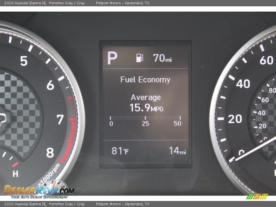 2020 Hyundai Elantra SE Portofino Gray / Gray Photo #14