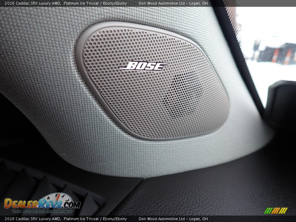 2016 Cadillac SRX Luxury AWD Platinum Ice Tricoat / Ebony/Ebony Photo #3