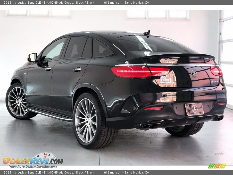 2018 Mercedes-Benz GLE 43 AMG 4Matic Coupe Black / Black Photo #10