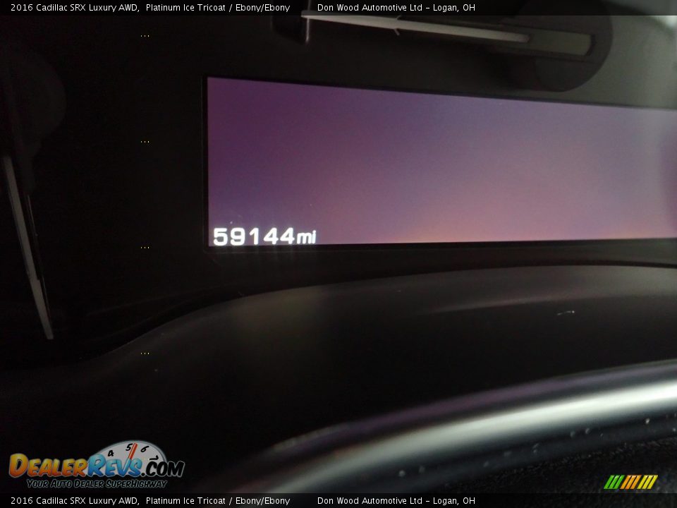 2016 Cadillac SRX Luxury AWD Platinum Ice Tricoat / Ebony/Ebony Photo #7