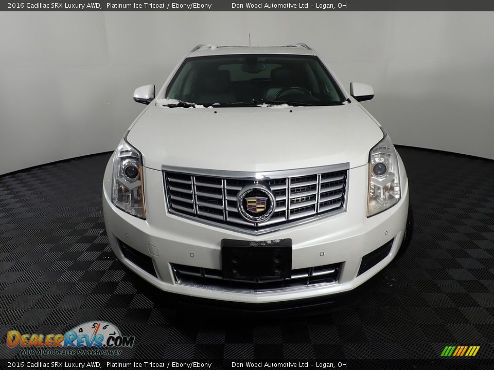 2016 Cadillac SRX Luxury AWD Platinum Ice Tricoat / Ebony/Ebony Photo #10