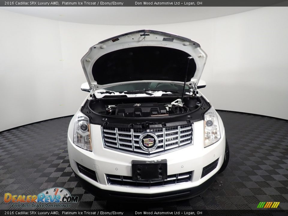 2016 Cadillac SRX Luxury AWD Platinum Ice Tricoat / Ebony/Ebony Photo #11
