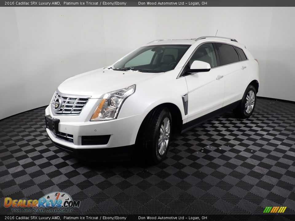 2016 Cadillac SRX Luxury AWD Platinum Ice Tricoat / Ebony/Ebony Photo #13