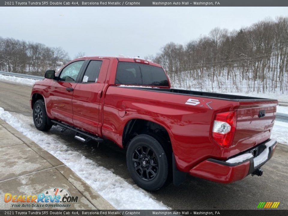 2021 Toyota Tundra SR5 Double Cab 4x4 Barcelona Red Metallic / Graphite Photo #2