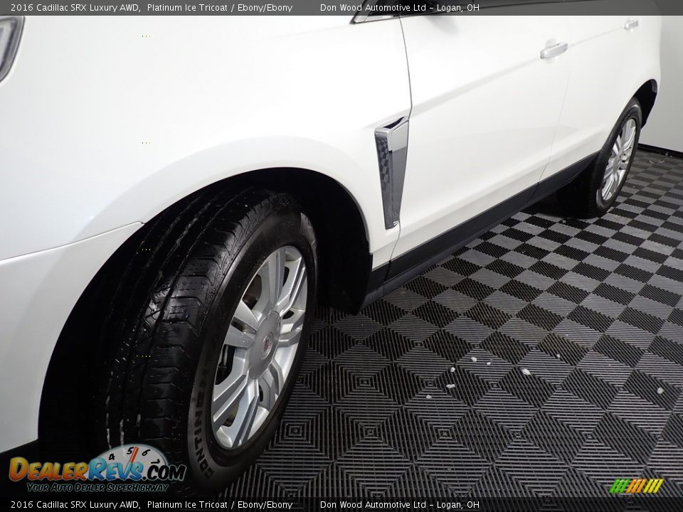 2016 Cadillac SRX Luxury AWD Platinum Ice Tricoat / Ebony/Ebony Photo #14