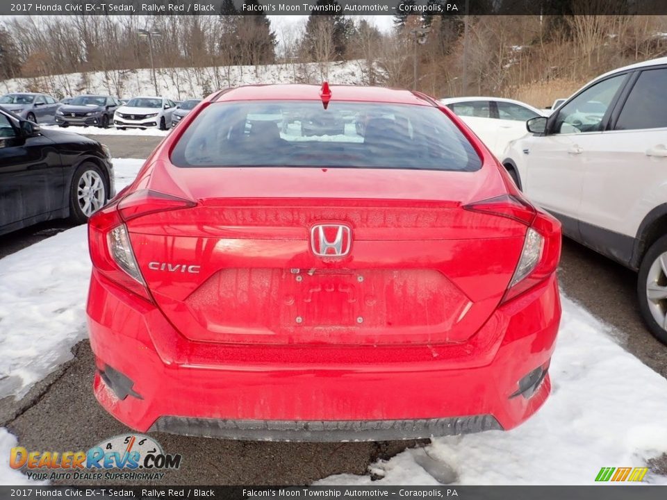 2017 Honda Civic EX-T Sedan Rallye Red / Black Photo #3