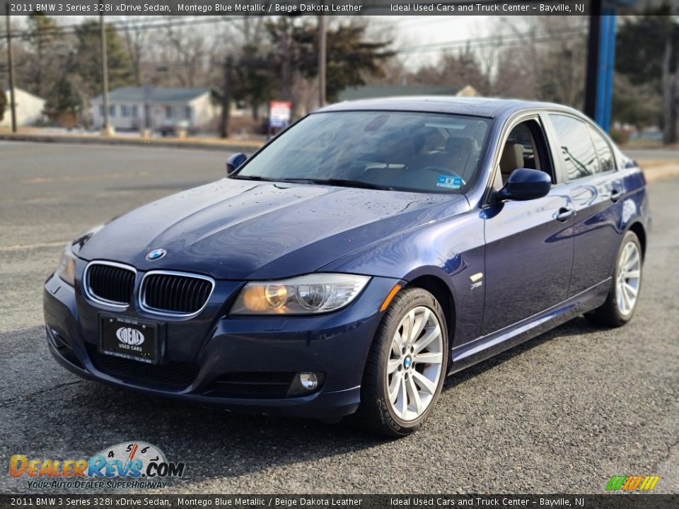 2011 BMW 3 Series 328i xDrive Sedan Montego Blue Metallic / Beige Dakota Leather Photo #1