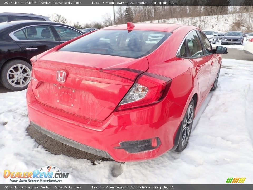 2017 Honda Civic EX-T Sedan Rallye Red / Black Photo #4