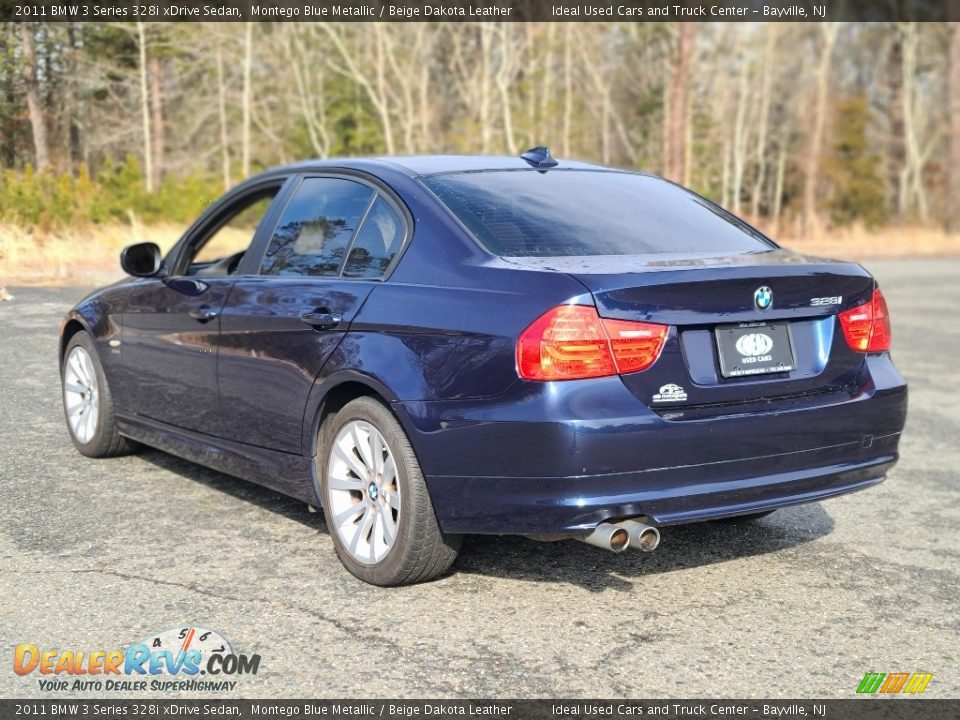 2011 BMW 3 Series 328i xDrive Sedan Montego Blue Metallic / Beige Dakota Leather Photo #3