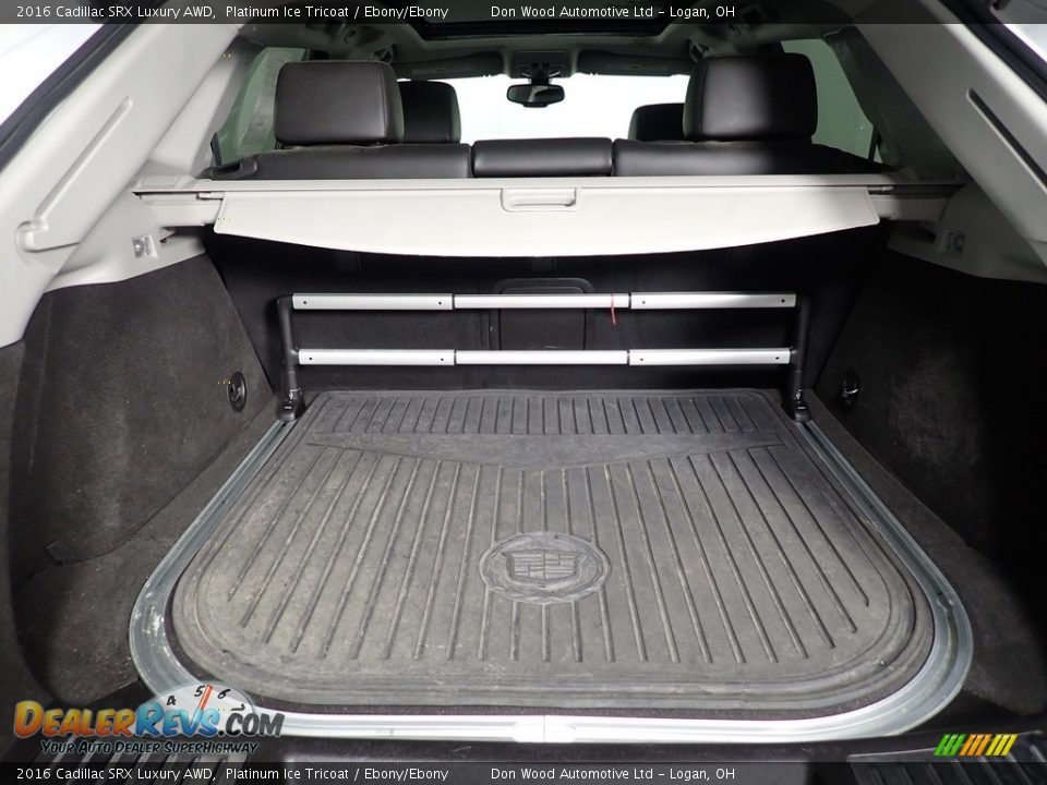 2016 Cadillac SRX Luxury AWD Platinum Ice Tricoat / Ebony/Ebony Photo #19