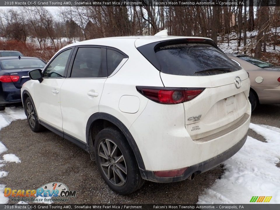 2018 Mazda CX-5 Grand Touring AWD Snowflake White Pearl Mica / Parchment Photo #2