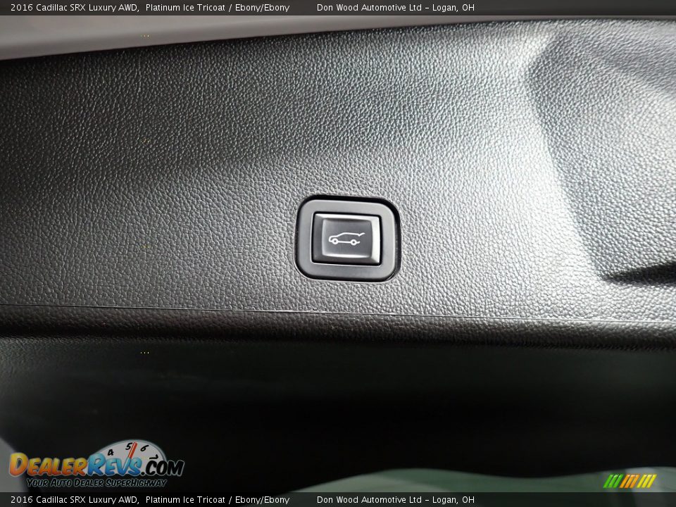 2016 Cadillac SRX Luxury AWD Platinum Ice Tricoat / Ebony/Ebony Photo #21