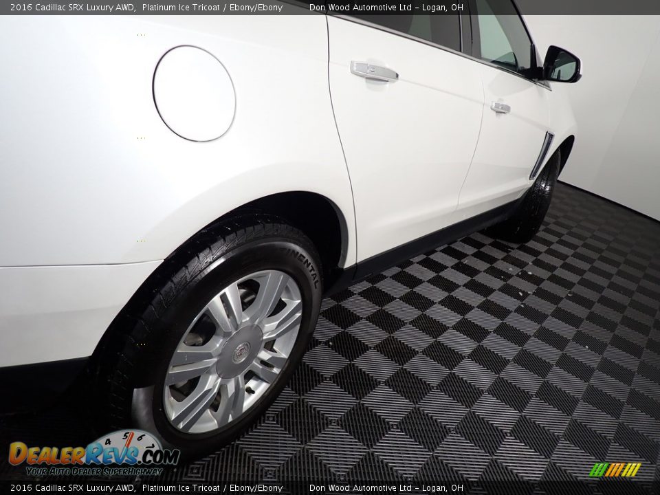 2016 Cadillac SRX Luxury AWD Platinum Ice Tricoat / Ebony/Ebony Photo #23