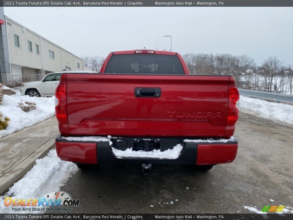 2021 Toyota Tundra SR5 Double Cab 4x4 Barcelona Red Metallic / Graphite Photo #14