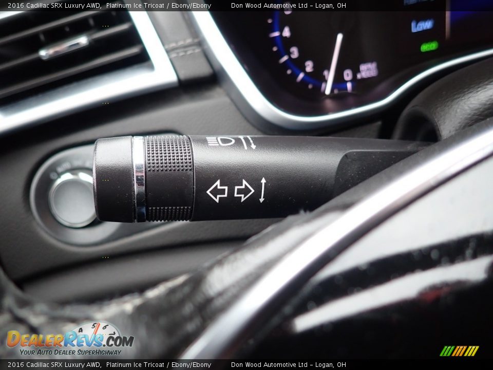 2016 Cadillac SRX Luxury AWD Platinum Ice Tricoat / Ebony/Ebony Photo #25