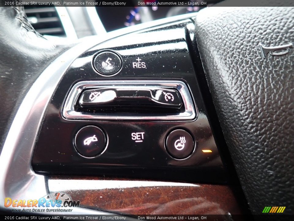 2016 Cadillac SRX Luxury AWD Platinum Ice Tricoat / Ebony/Ebony Photo #26