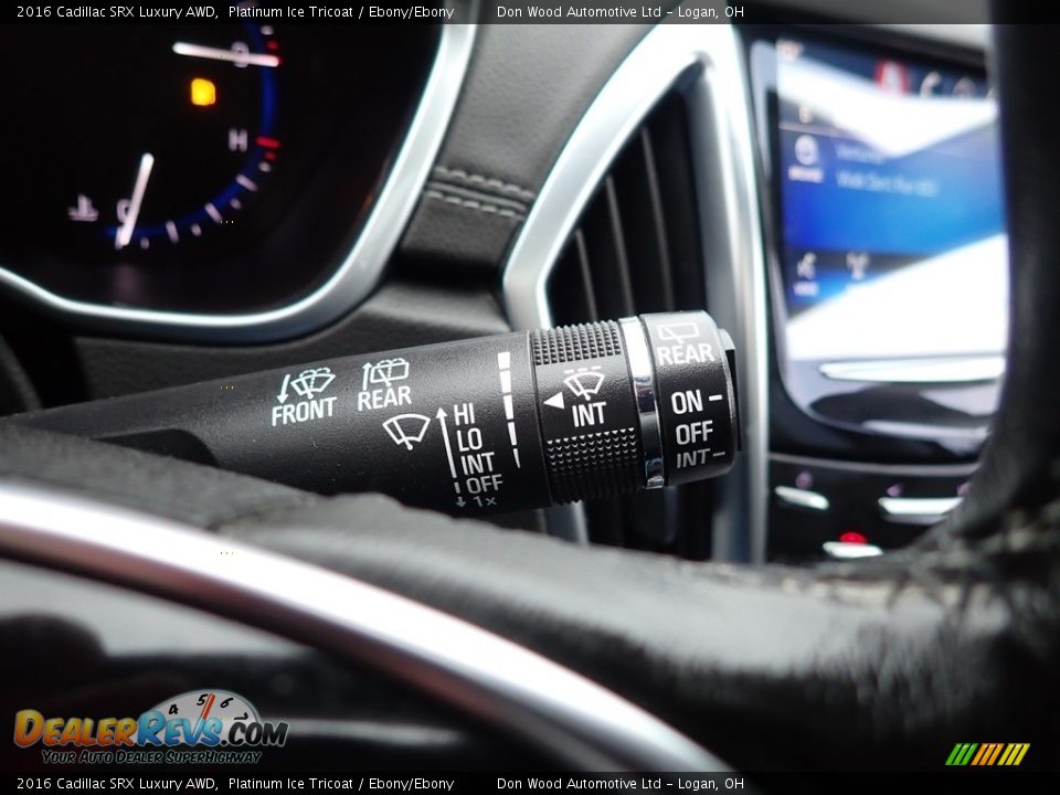2016 Cadillac SRX Luxury AWD Platinum Ice Tricoat / Ebony/Ebony Photo #28