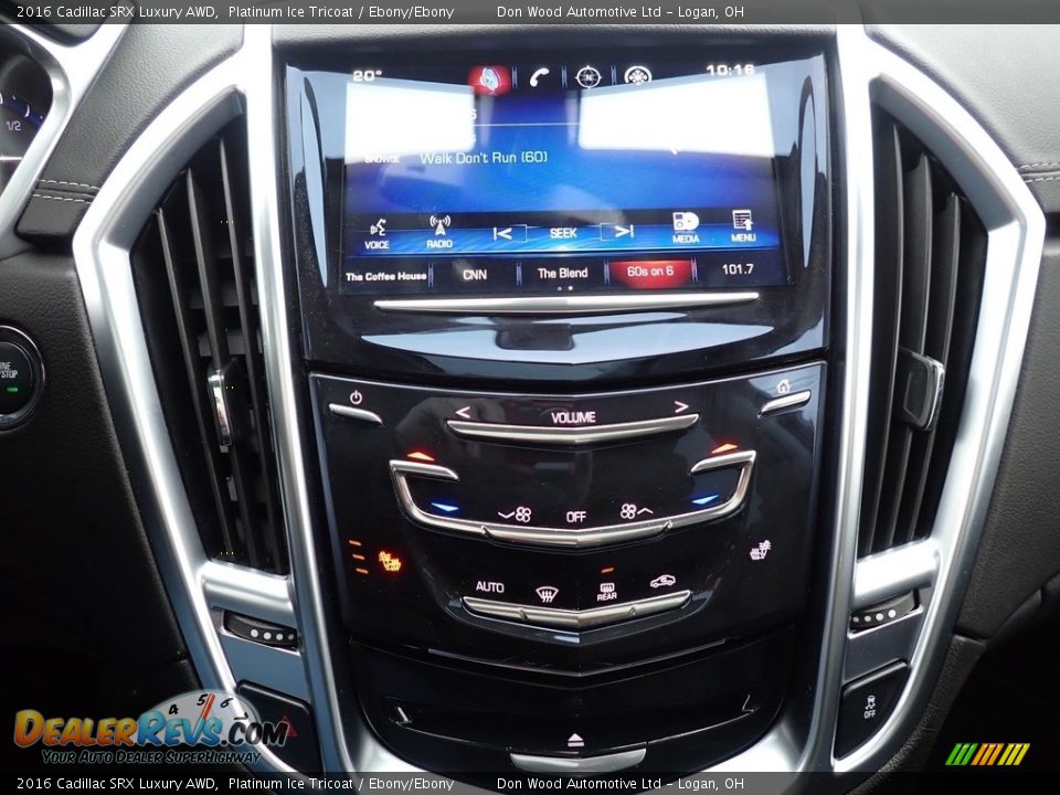2016 Cadillac SRX Luxury AWD Platinum Ice Tricoat / Ebony/Ebony Photo #30