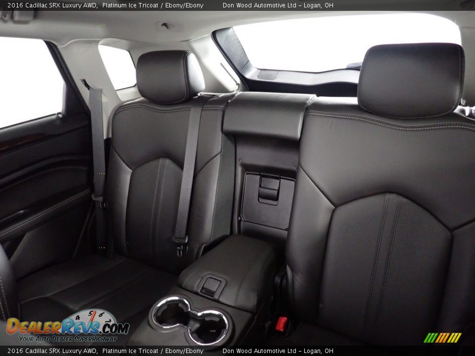 2016 Cadillac SRX Luxury AWD Platinum Ice Tricoat / Ebony/Ebony Photo #35