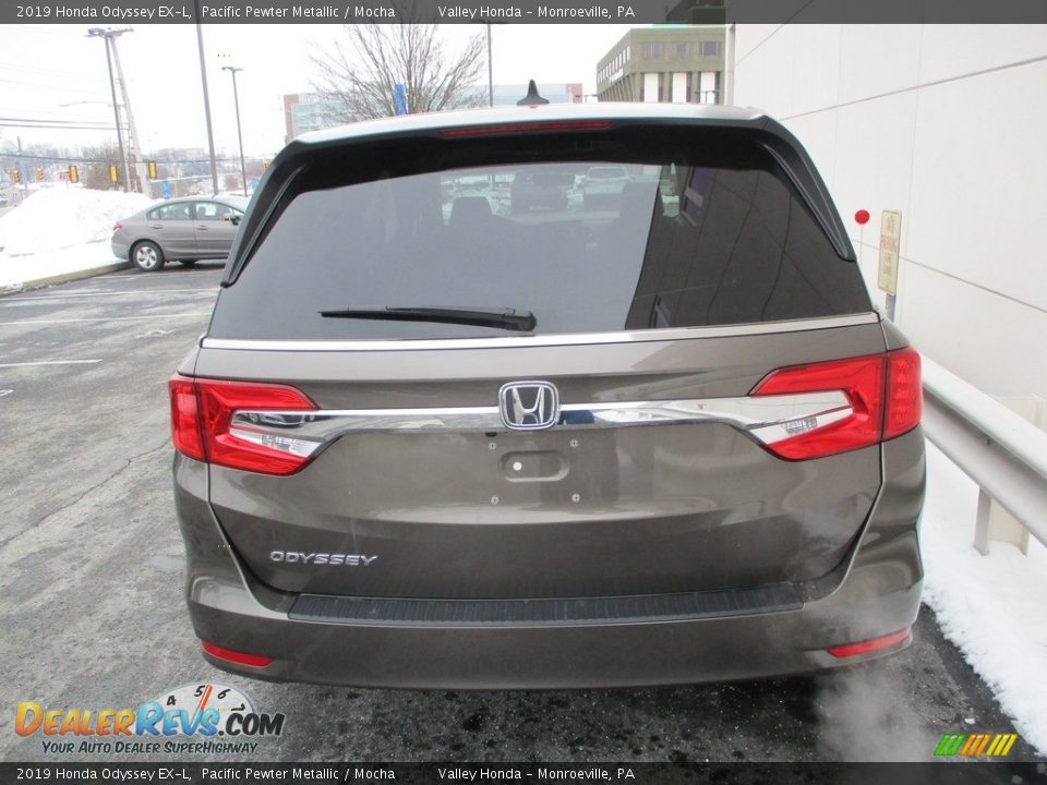 2019 Honda Odyssey EX-L Pacific Pewter Metallic / Mocha Photo #4