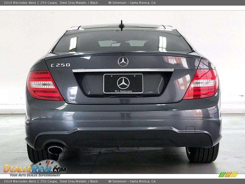 2014 Mercedes-Benz C 250 Coupe Steel Grey Metallic / Black Photo #3