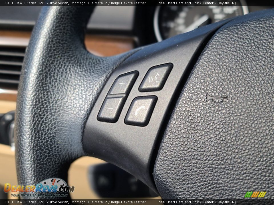 2011 BMW 3 Series 328i xDrive Sedan Montego Blue Metallic / Beige Dakota Leather Photo #20