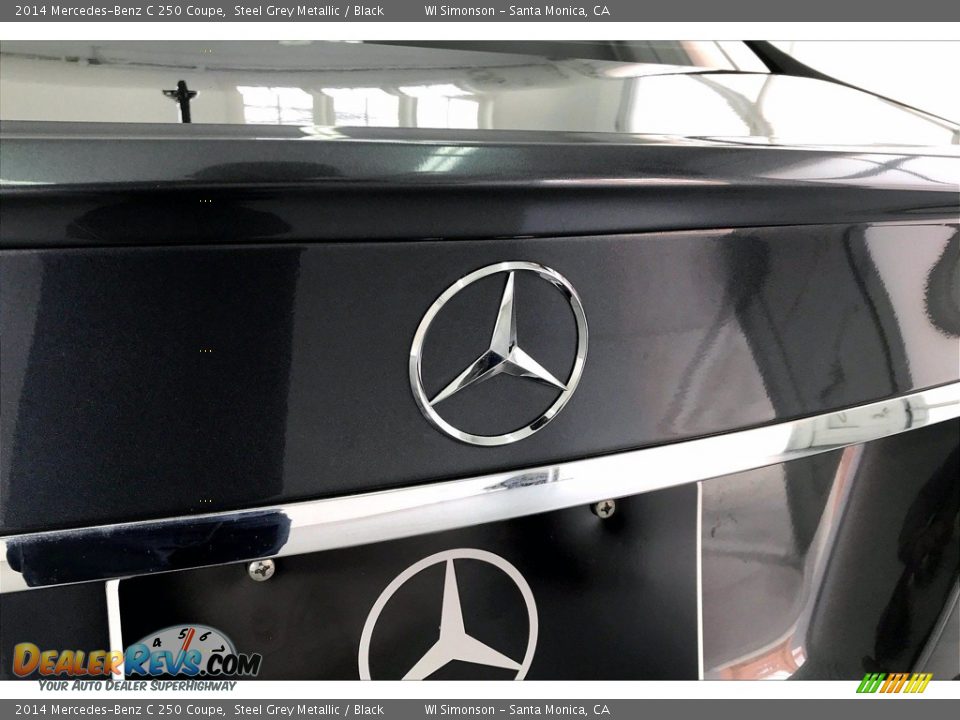 2014 Mercedes-Benz C 250 Coupe Steel Grey Metallic / Black Photo #7