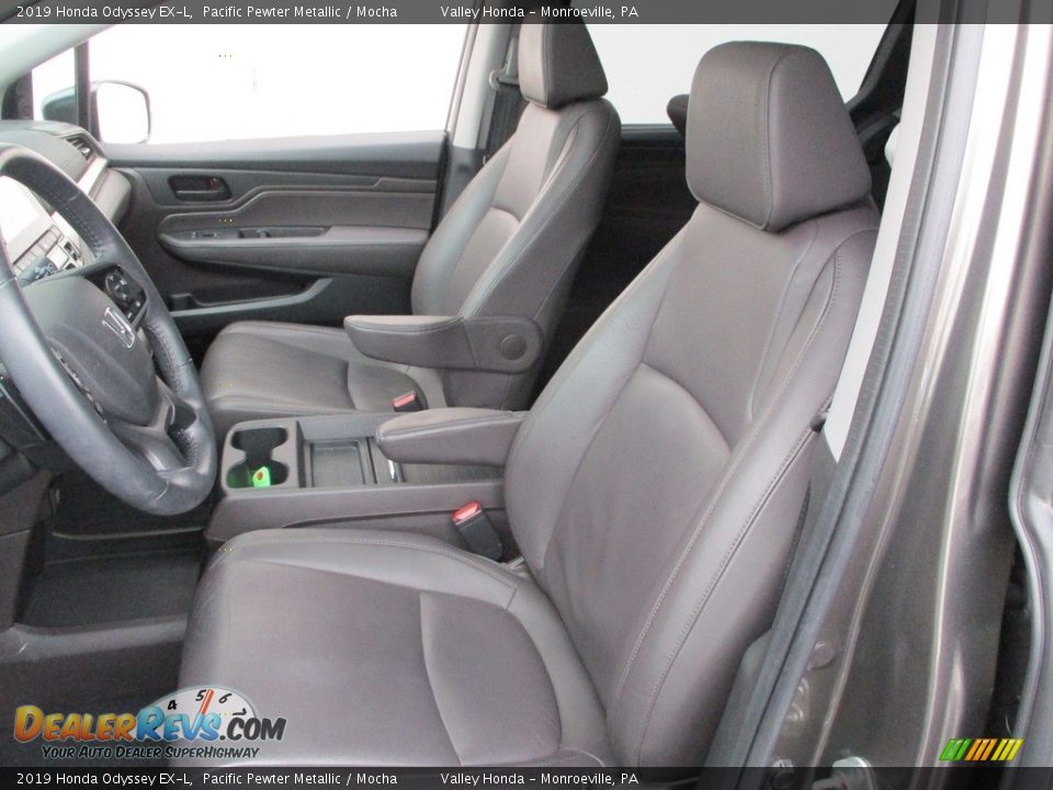 2019 Honda Odyssey EX-L Pacific Pewter Metallic / Mocha Photo #10