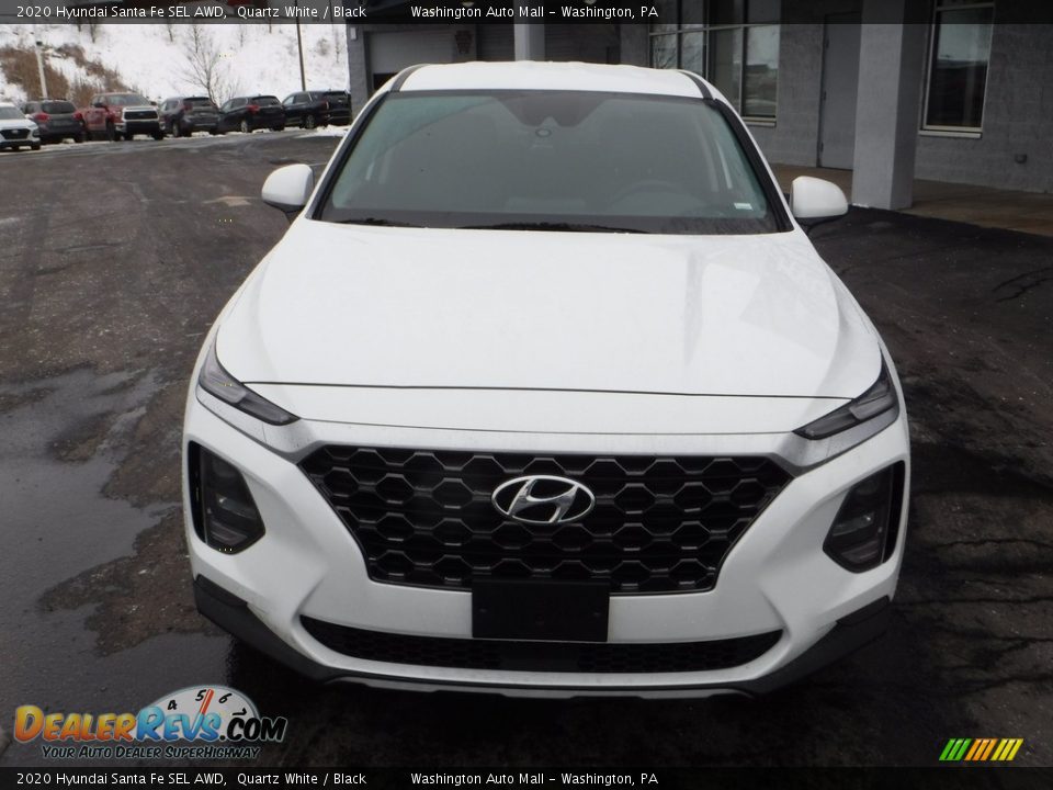 2020 Hyundai Santa Fe SEL AWD Quartz White / Black Photo #4