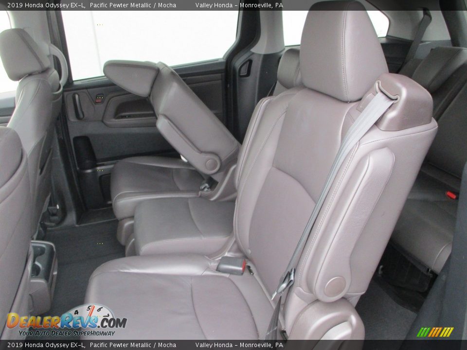 2019 Honda Odyssey EX-L Pacific Pewter Metallic / Mocha Photo #12