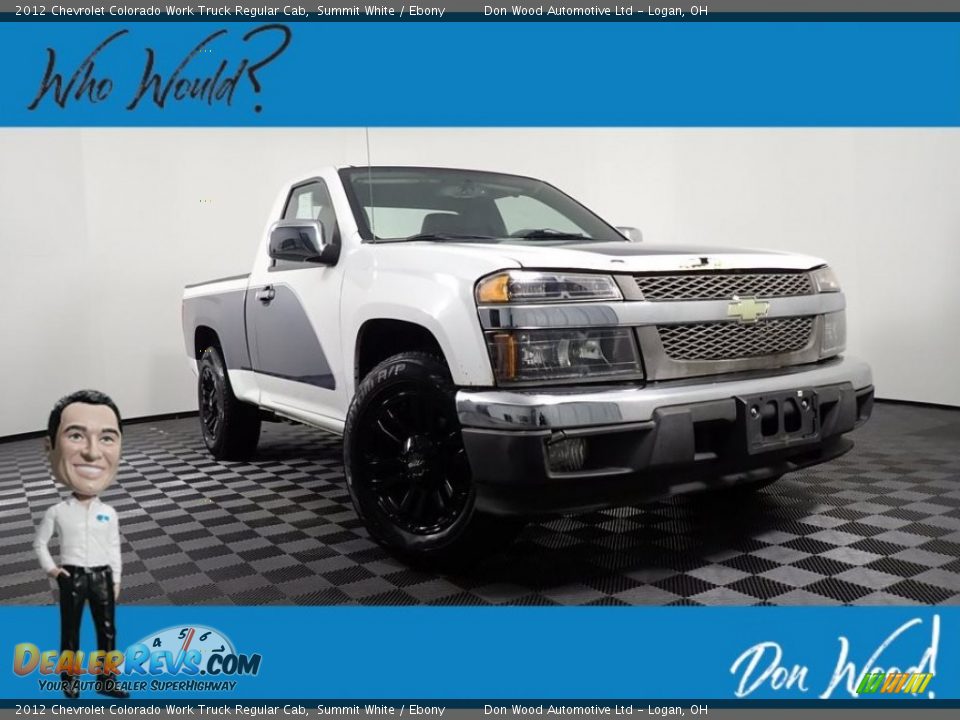 2012 Chevrolet Colorado Work Truck Regular Cab Summit White / Ebony Photo #1