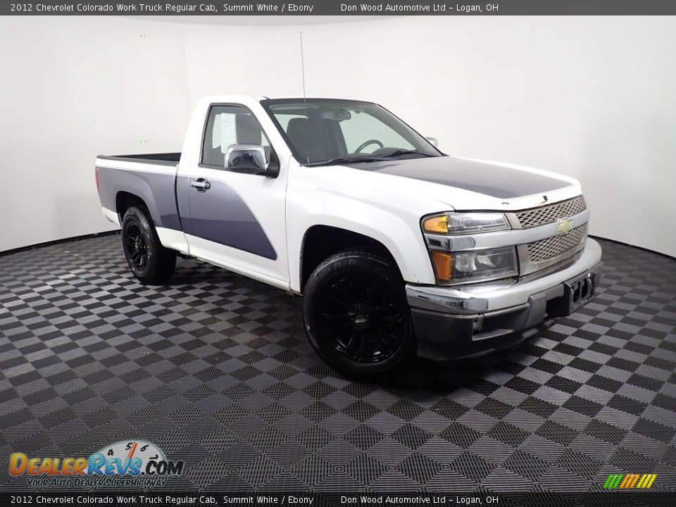 2012 Chevrolet Colorado Work Truck Regular Cab Summit White / Ebony Photo #2